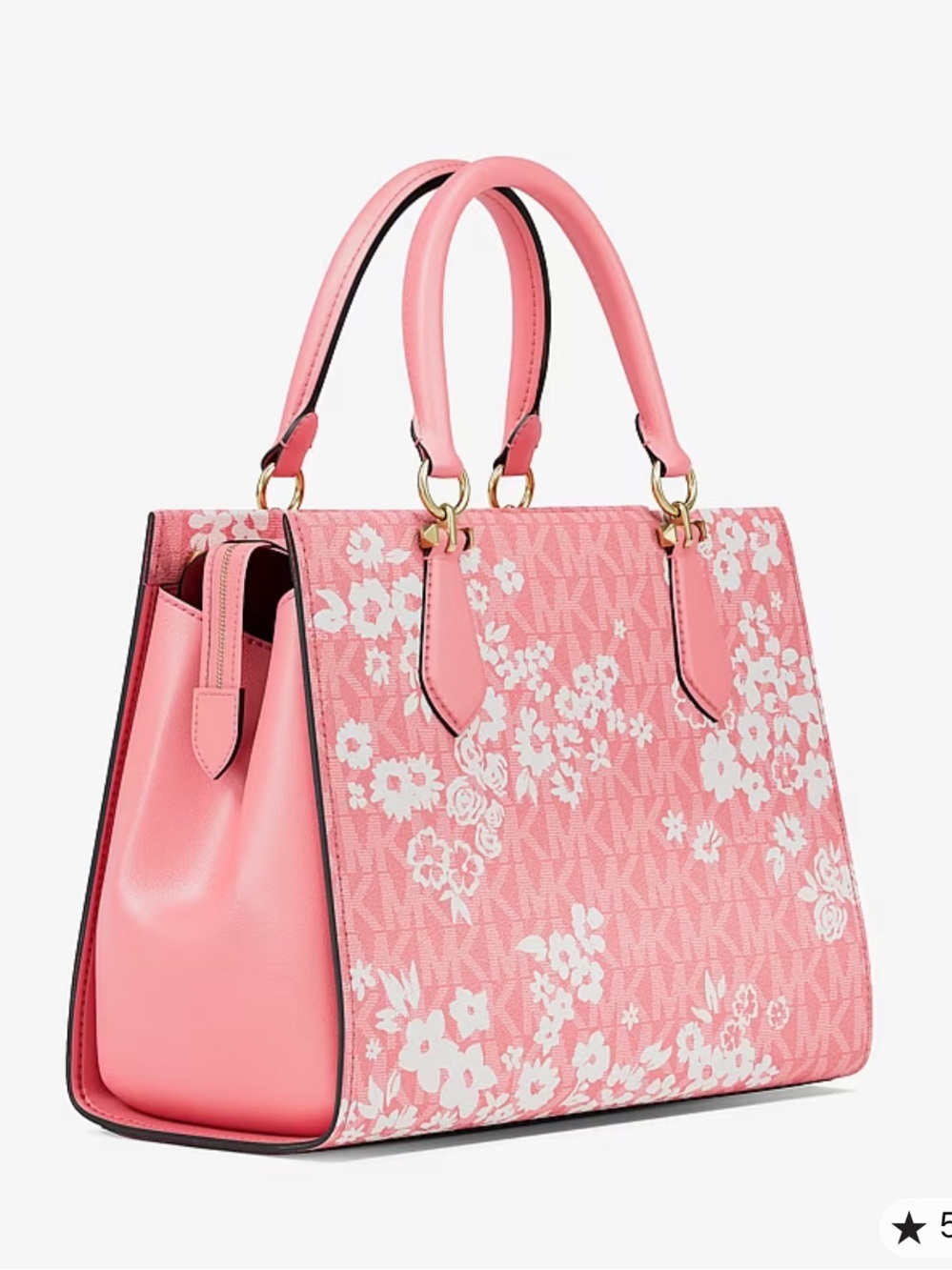 MICHAEL KORS Marilyn Md Printed Signature Logo Satchel Crossbody
Carnation
NWT - Picture 11 of 16